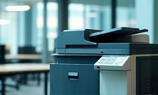Photocopieuse en action pour copie de documents